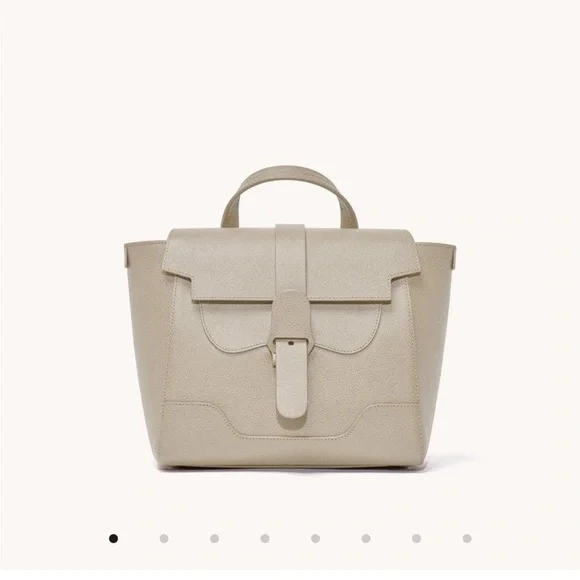 NWT Senreve Midi Maestra in Pebbled Sand Silver - Picture 5 of 8